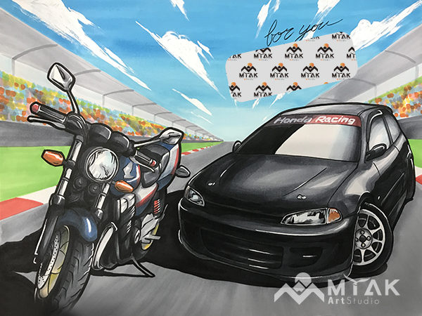 似車絵！　車イラスト！